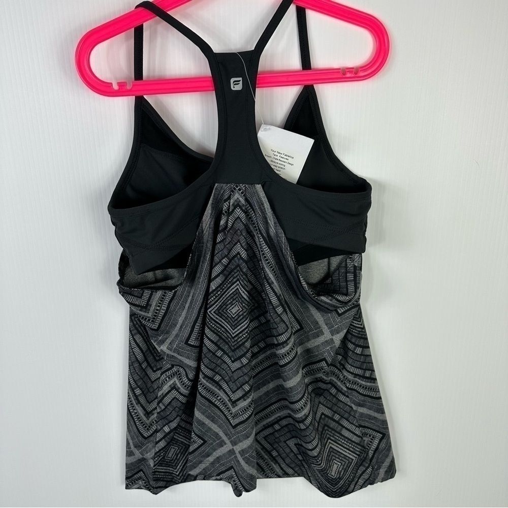 FABLETICS Tank Bra Sz S Norwalk Taos Print NWT Workout - Picture 5 of 11